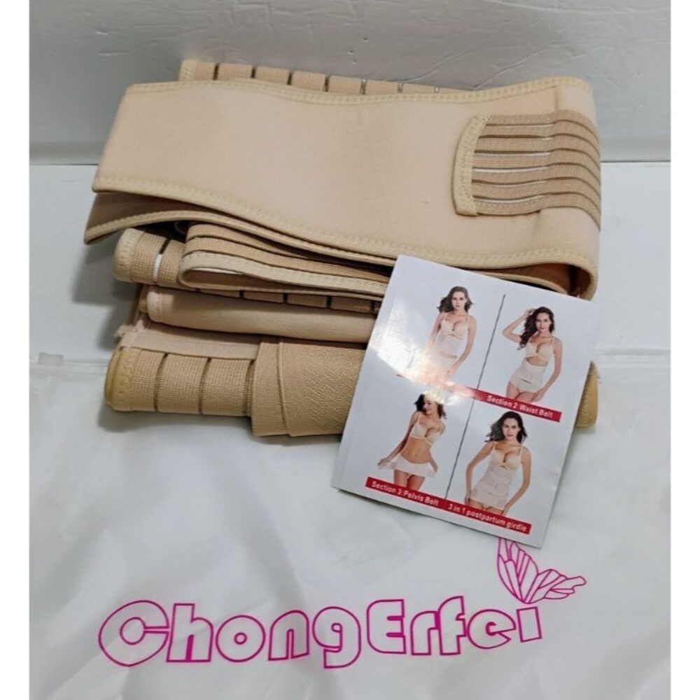 NEW Chong Erfei Postpartum Maternity Recovery Belt 3 PIECE SET One Size - Picture 4 of 11